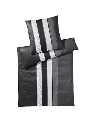 JOOP | Satin-Bettwäsche "Cornflower Stripes" 70x90cm/140x220cm | 